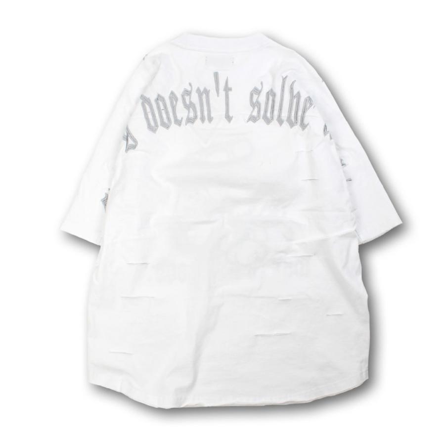 GALFY（ガルフィー） 病みに染まりし反戦 T シャツ Tee 152022 L 中型