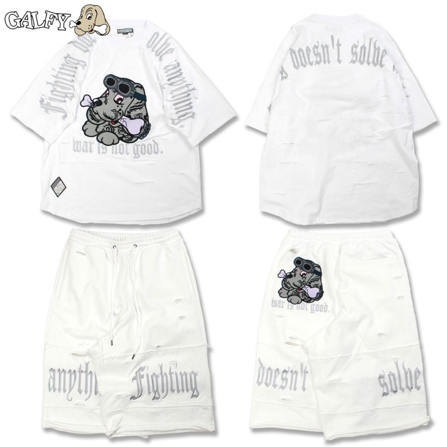 GALFY（ガルフィー） 病みに染まりし反戦 T シャツ 病みに染まりし反戦