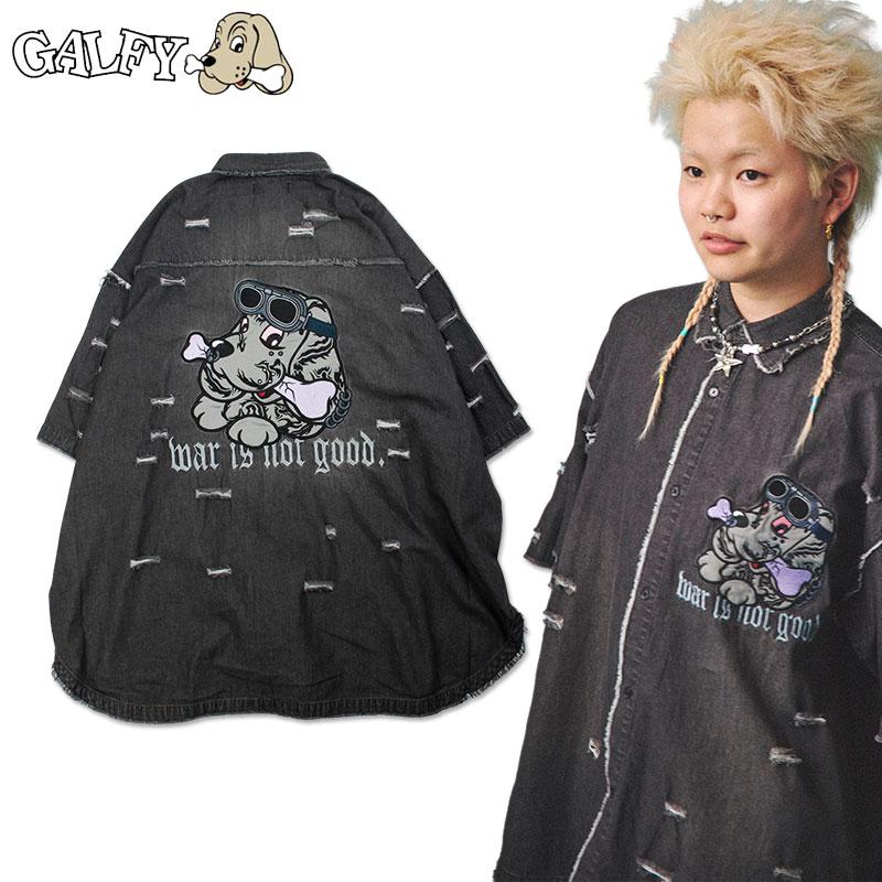GALFY（ガルフィー） 病みに染まりし 反戦 シャツ 半袖 152025