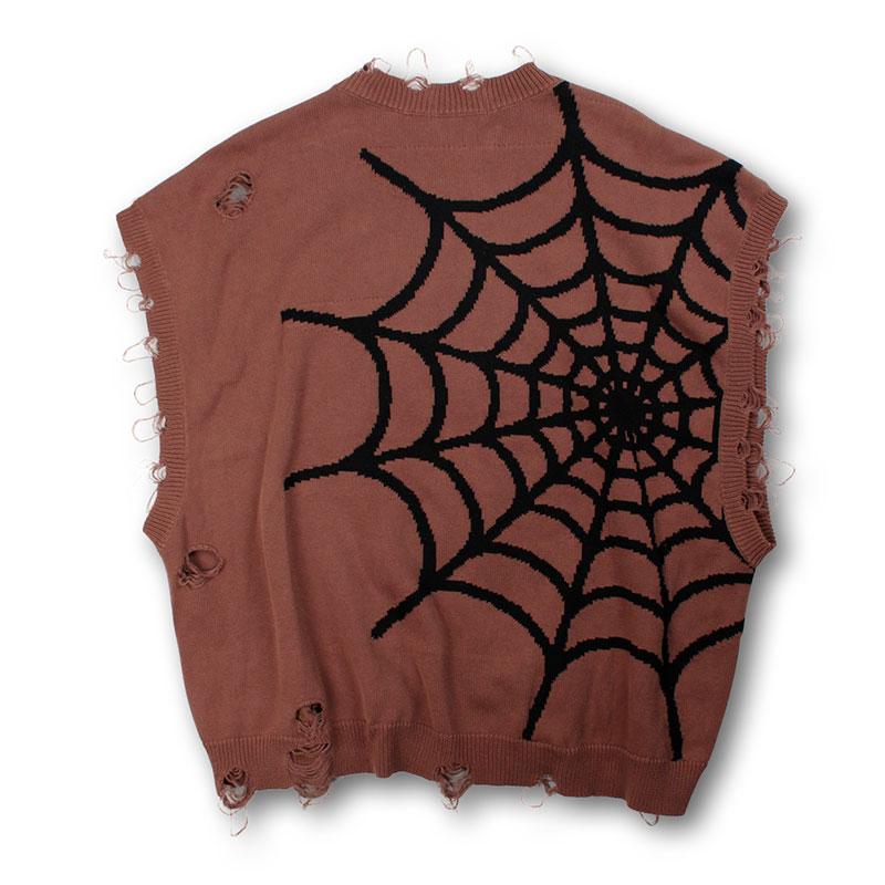 GALFYダメージニットベスト 楽天市場】ガルフィー GALFY スパイダー染め染め ニット ベスト