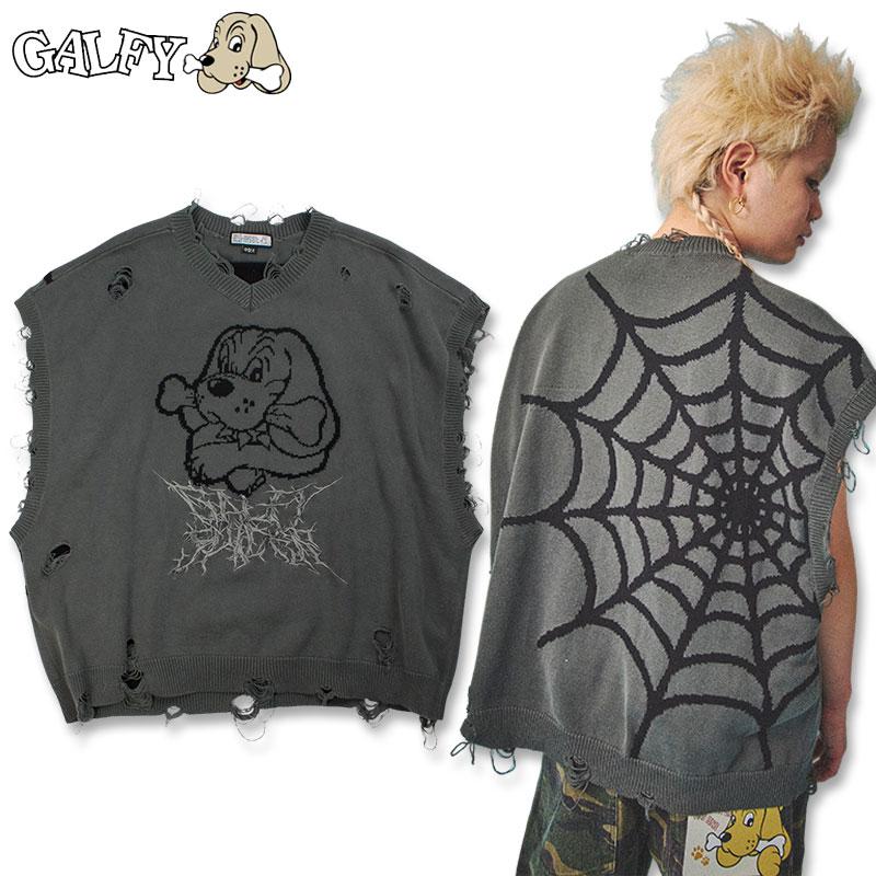 GALFYダメージニットベスト GALFYダメージニットベスト
