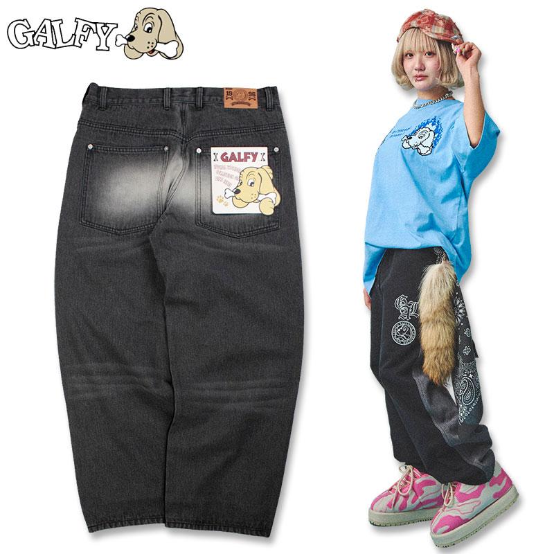 GALFY（ガルフィー） 合成獣(キメラ) パンツ デニム スエット 切り替え
