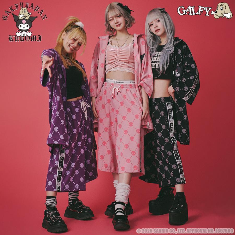 GALFY（ガルフィー） クロミ × コラボ ドクロだらけ夏セットアップ