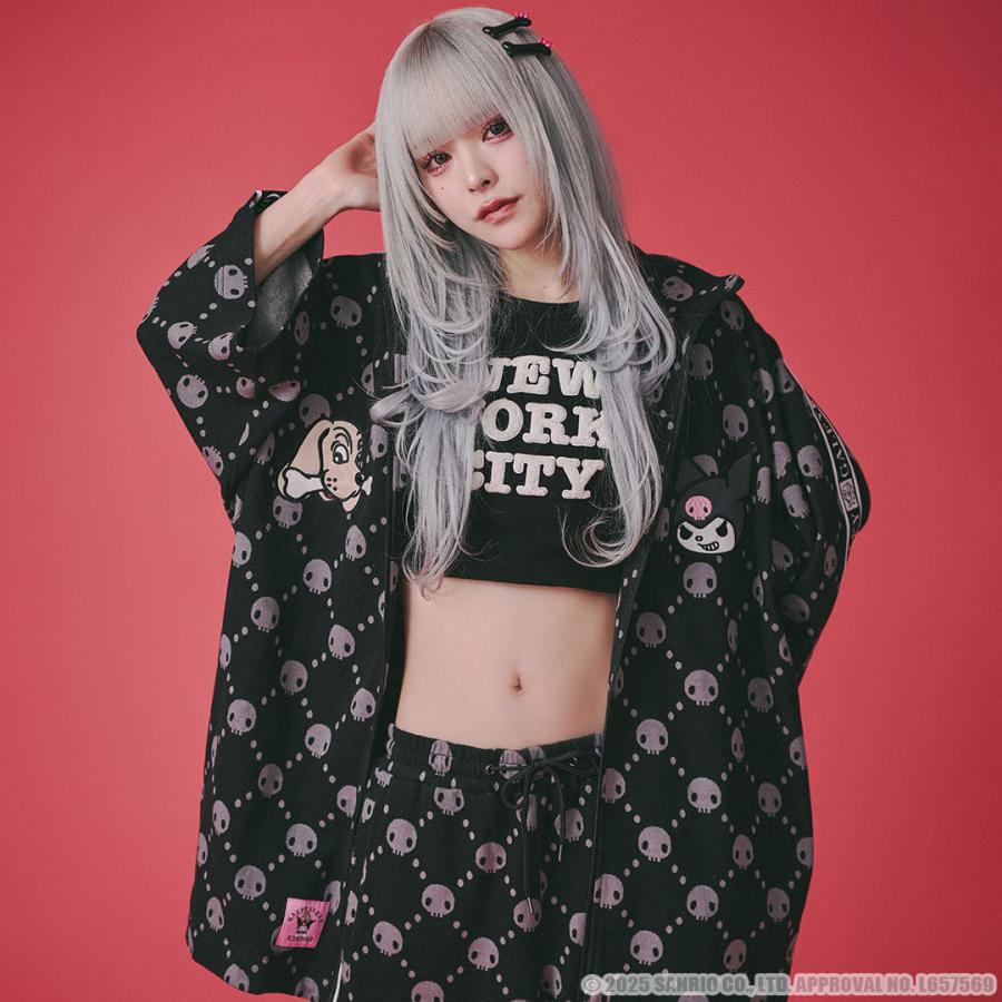 GALFY（ガルフィー） クロミ × コラボ ドクロだらけ夏セットアップ