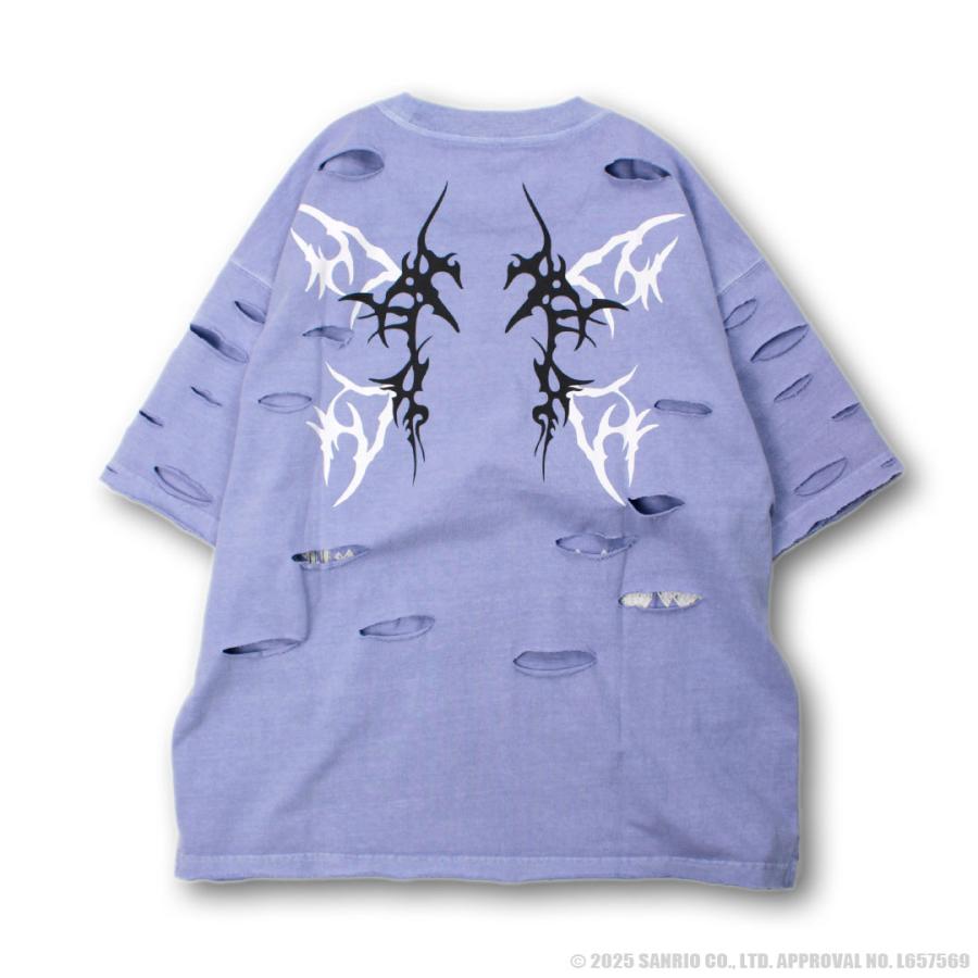 GALFY（ガルフィー） クロミ × コラボ イルガルフィーボロボロ半袖TEE