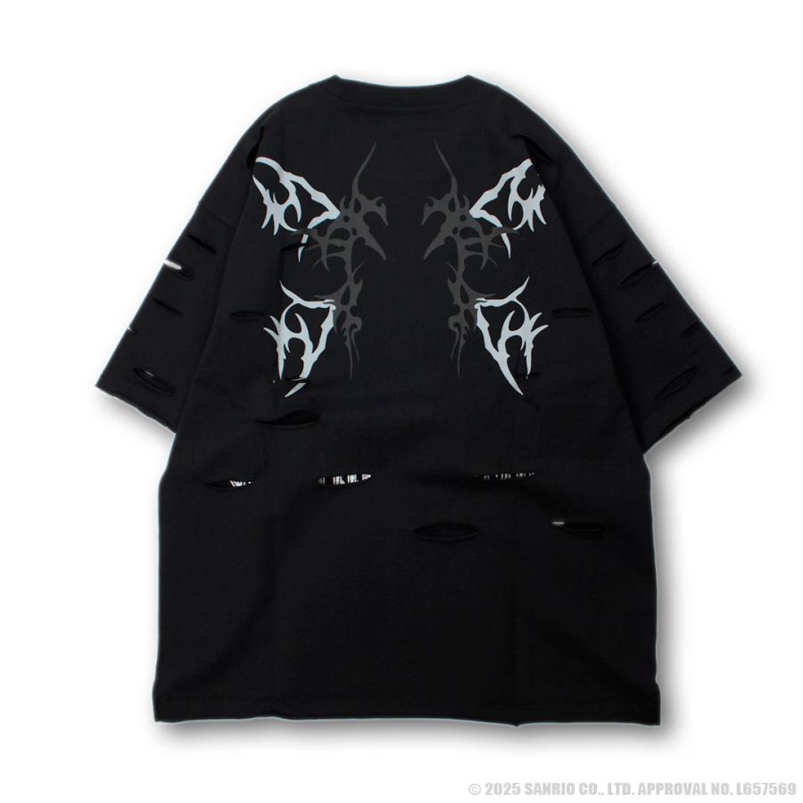 GALFY（ガルフィー） クロミ × コラボ イルガルフィーボロボロ半袖TEE