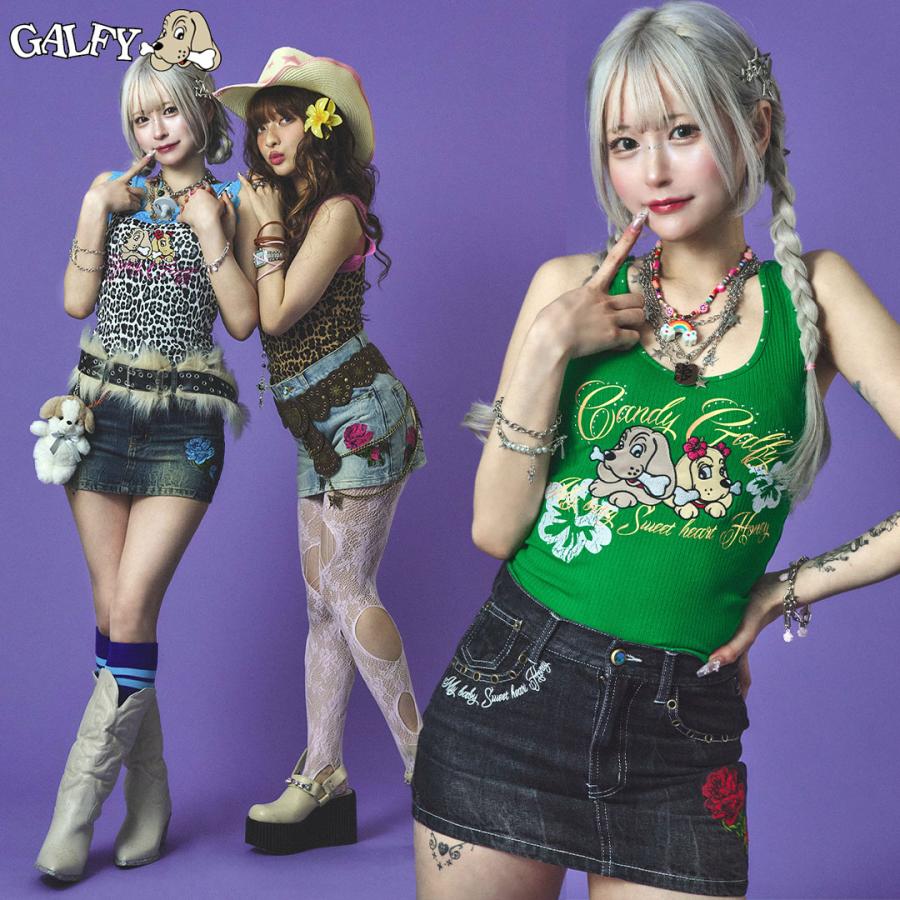 GALFY（ガルフィー） キャンディー Candy Galfy GAL薔薇デニムミニ