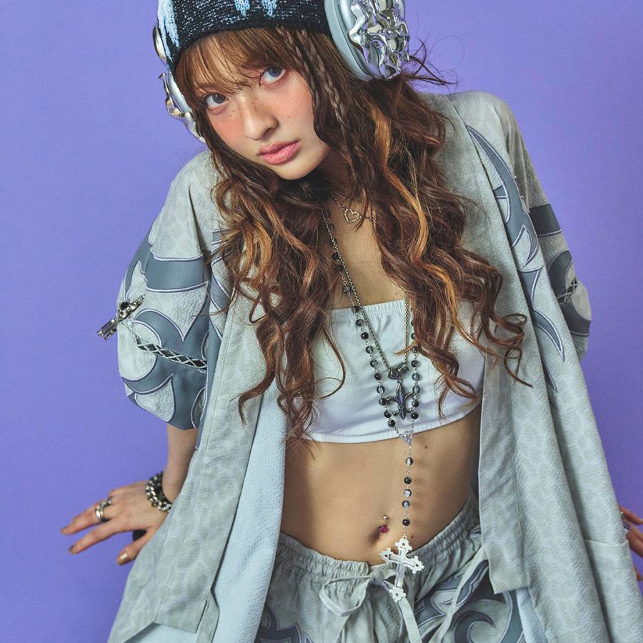 GALFY（ガルフィー） 部族長甚平 152078 #20 BLACK ＃10 O.WHITE L XL
