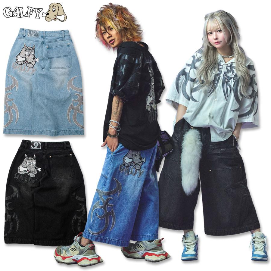 GALFY（ガルフィー） 部族長デカ短パン デニム パンツ 152079 #20