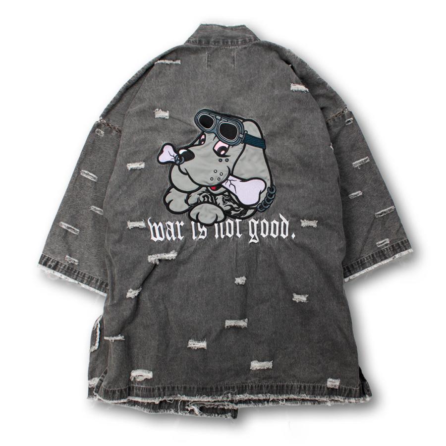 142061 メンズファッション 病みに染まりしボロボロ甚平 GALFY 152080