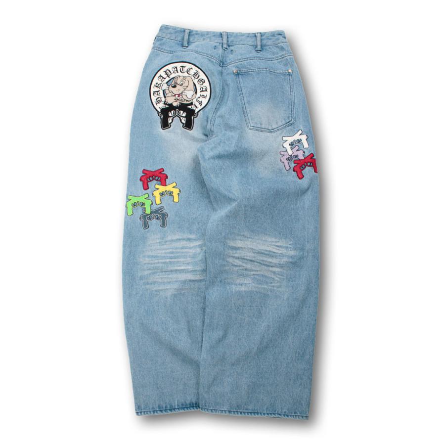 GALFY ＼11/30まで20％OFF／ガルフィー チャカパッチデニム2 デニム