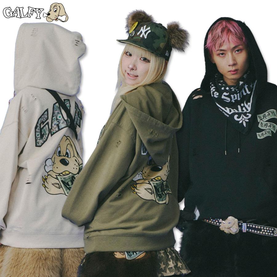 ガルフィー パーカー 中型犬 GALFY ガルフィー お金大好きパーカー 中型犬 L 大型犬 XL