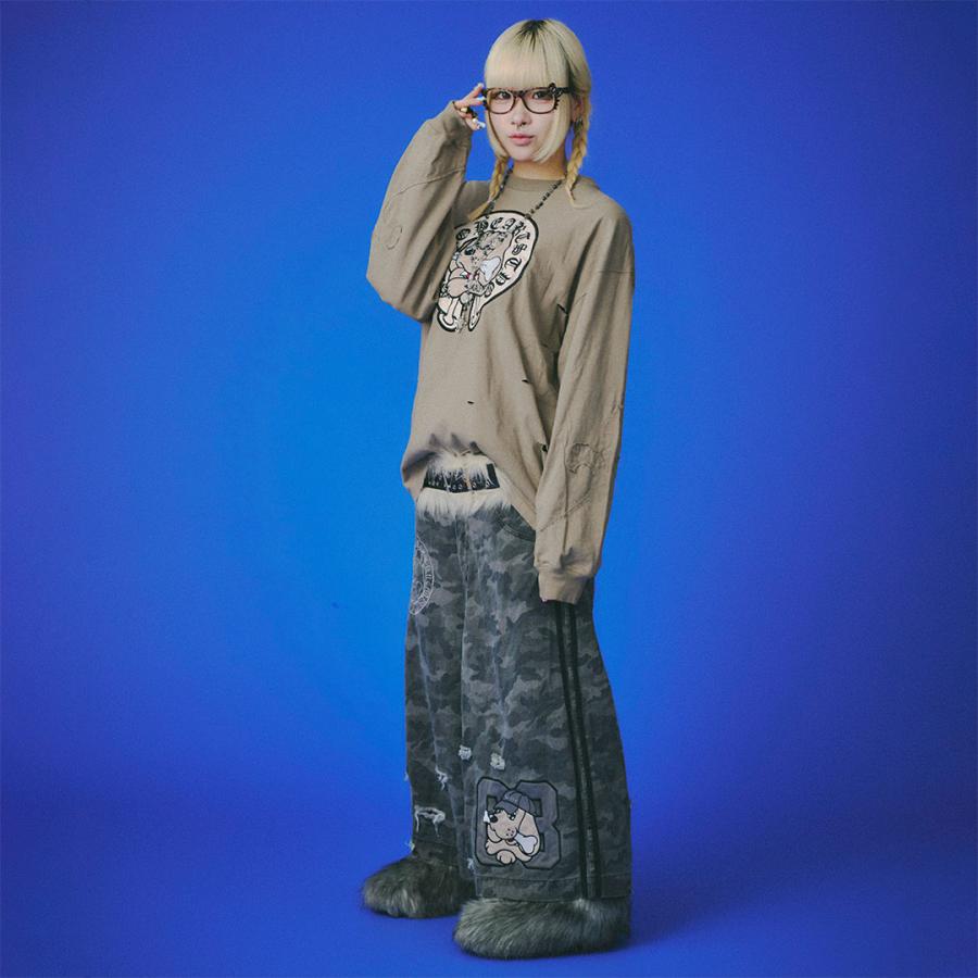 GALFY（ガルフィー） 百合の紋紋ボロンTee 中型犬 L 大型犬 XL 153017