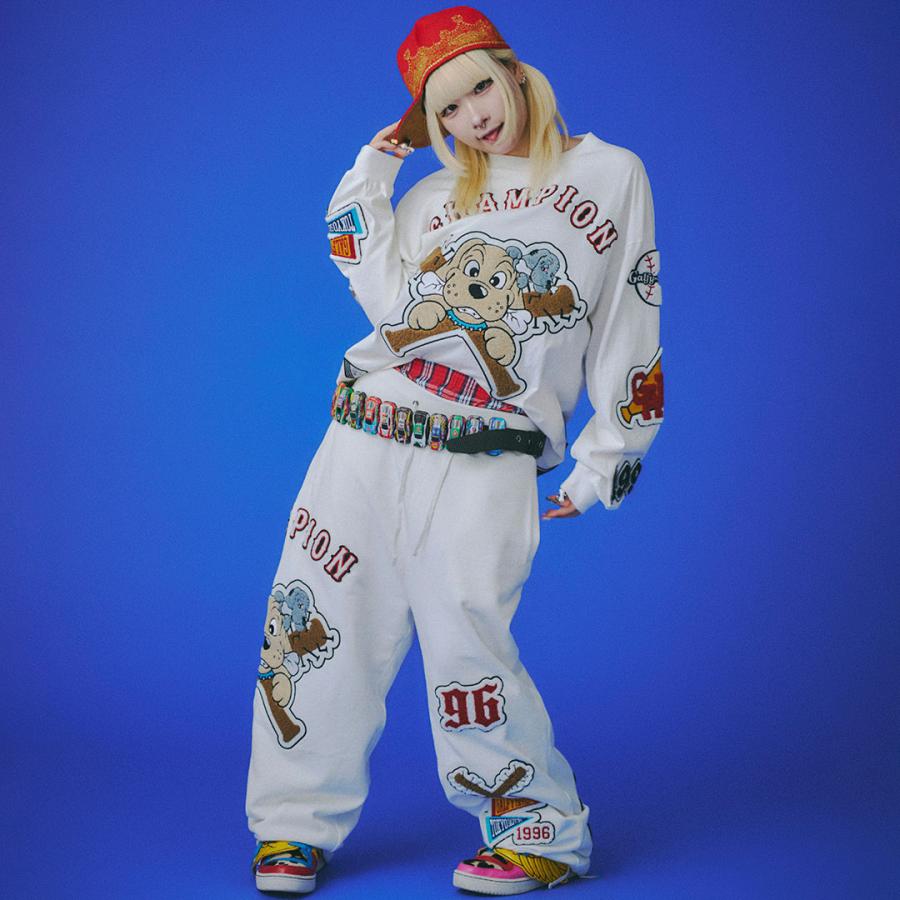 GALFY（ガルフィー） 復活わんわん大学ロンTee 長袖 Tシャツ 153026 犬