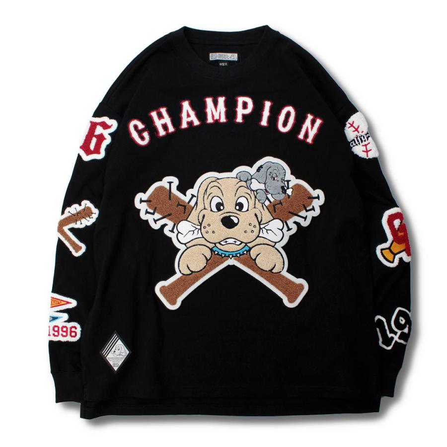 GALFY（ガルフィー） 復活わんわん大学ロンTee 長袖 Tシャツ 153026 犬