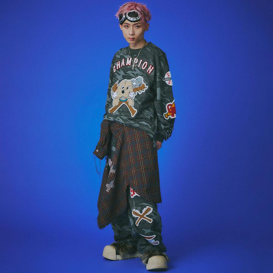 GALFY（ガルフィー） 復活わんわん大学ロンTee パンツ セットアップ