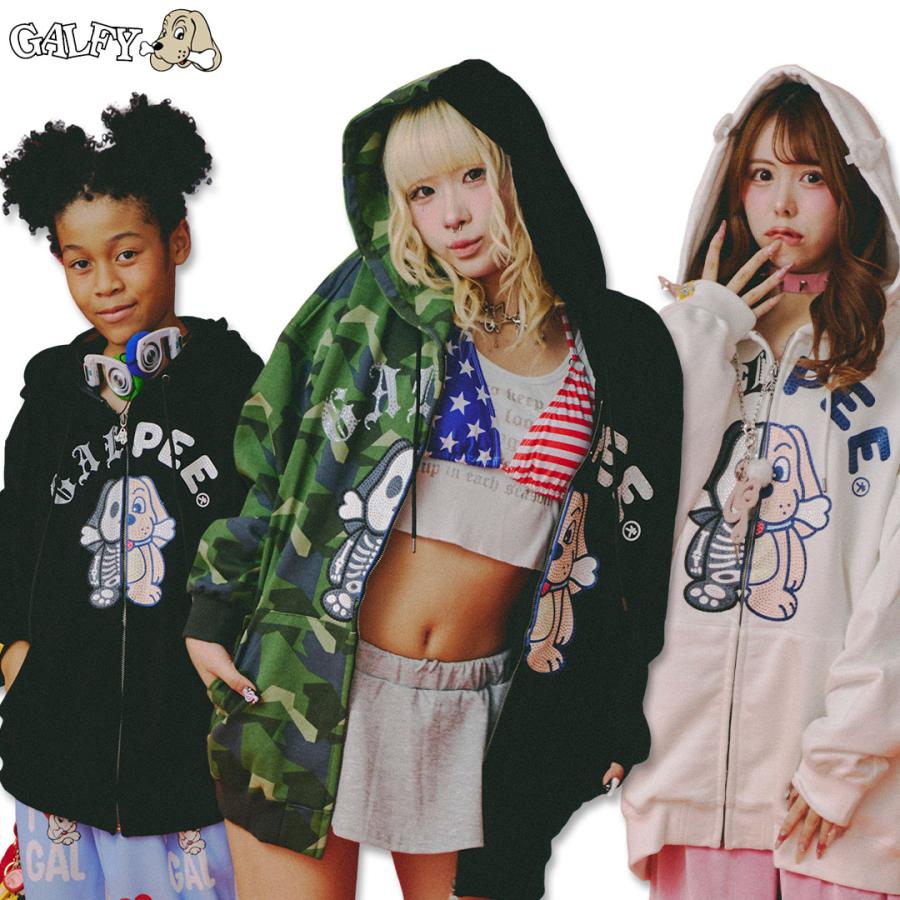GALFY（ガルフィー） ガルピー GALPEE 光るGALPEE ゴーストパーカー