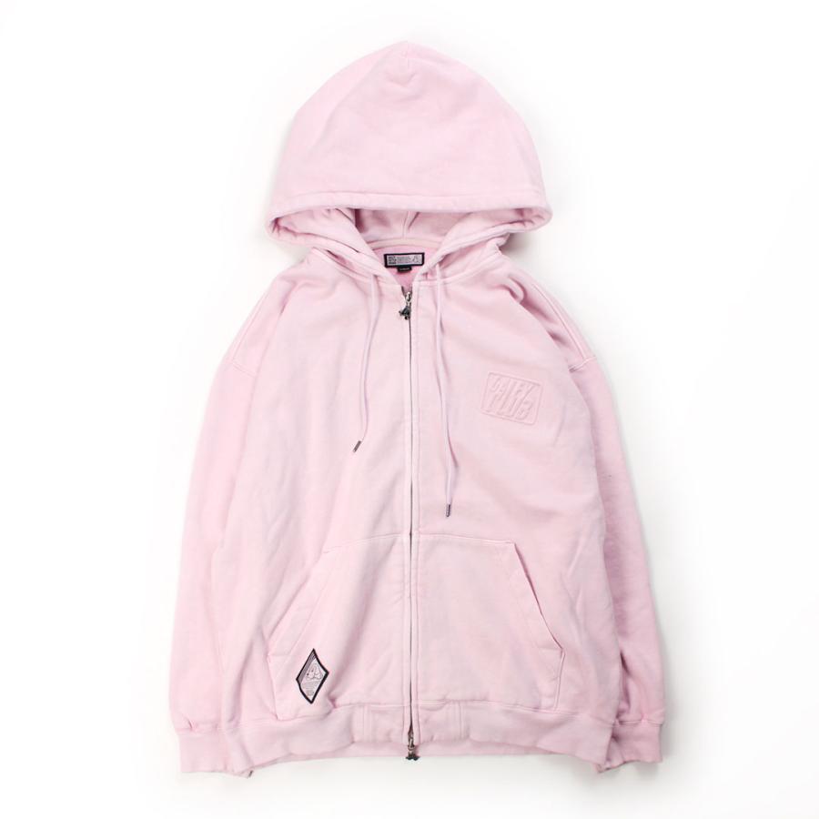 GALFY（ガルフィー） GALFY CLUB ジップパーカー 153065 BLACK PINK L
