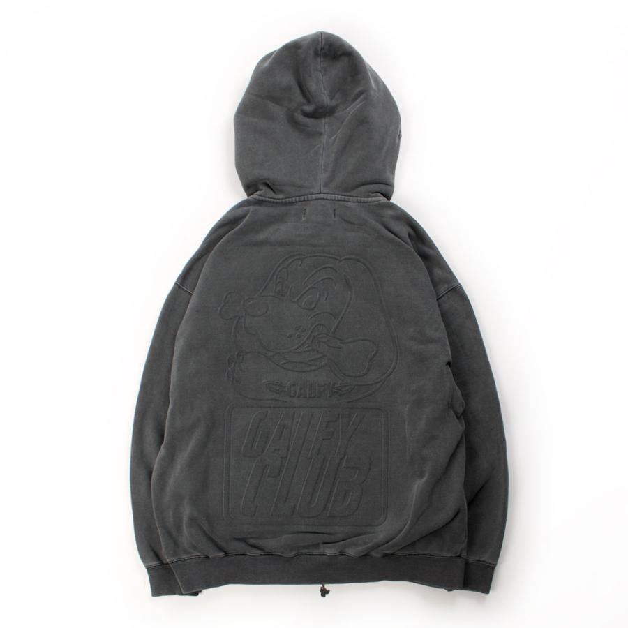 GALFY（ガルフィー） GALFY CLUB ジップパーカー 153065 BLACK PINK L