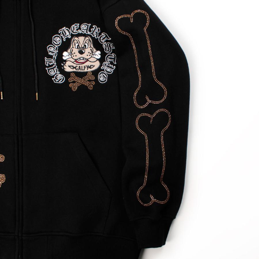 GALFY（ガルフィー） ＼爆買 WEEK／ガルフィー ピカピカ骨骨パーカー