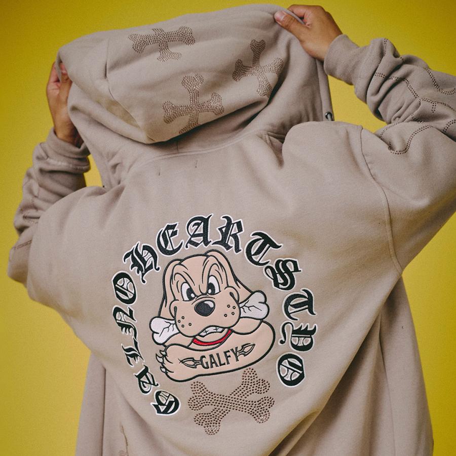 GALFY（ガルフィー） ＼爆買 WEEK／ガルフィー ピカピカ骨骨パーカー