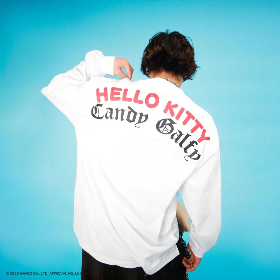 Galfy×Hello Kitty コラボ 長袖Tシャツ キティ ガルフィー GALFY（ガルフィー） キャンディー CANDY GALFY × HELLO KITTY コラボ
