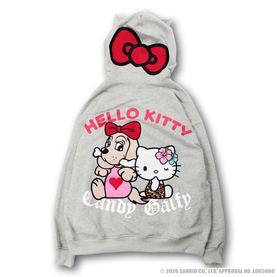 ガルフィー ハローキティ コラボ パーカー 男女兼用 XLサイズ 大型犬 GALFY（ガルフィー） キャンディー CANDY GALFY × HELLO KITTY コラボ