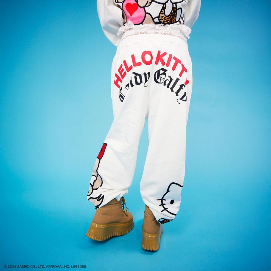 sanrio ハローキティ スウェットパンツ　　新品 楽天市場】ハローキティ スウェットパンツ グレー Mの通販