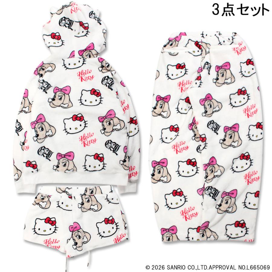 キャンディー ガルフィー × ハローキティ コラボ 3点セット セットアップ GALFY（ガルフィー） キャンディー CANDY GALFY × HELLO KITTY コラボ