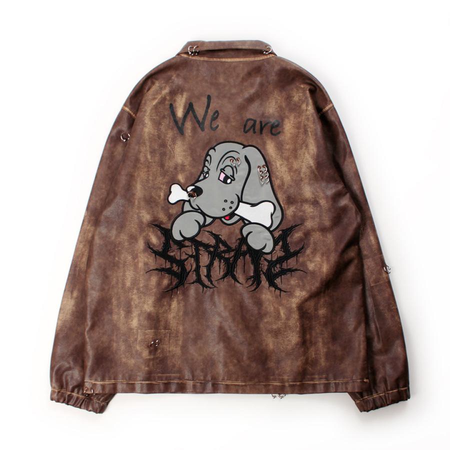 GALFY（ガルフィー） バチバチ ピアス PU コーチ ジャケット 161021