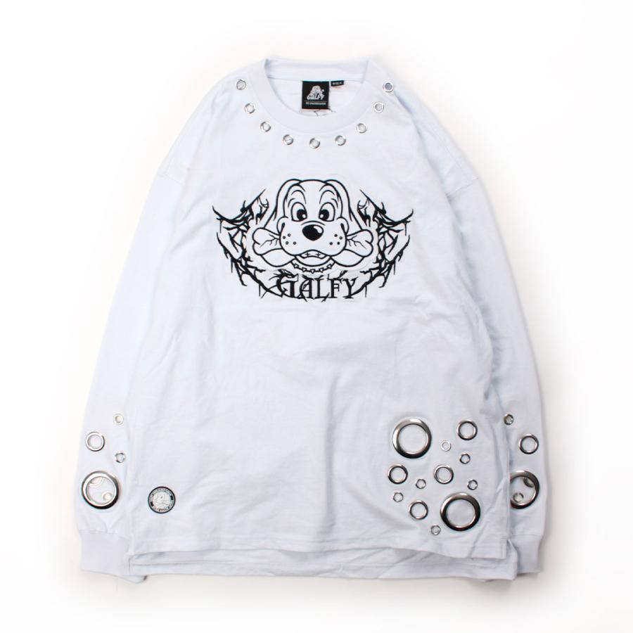 GALFY（ガルフィー） 穴あきPUNCHロンTee 161025 #10 WHITE #20 BLACK