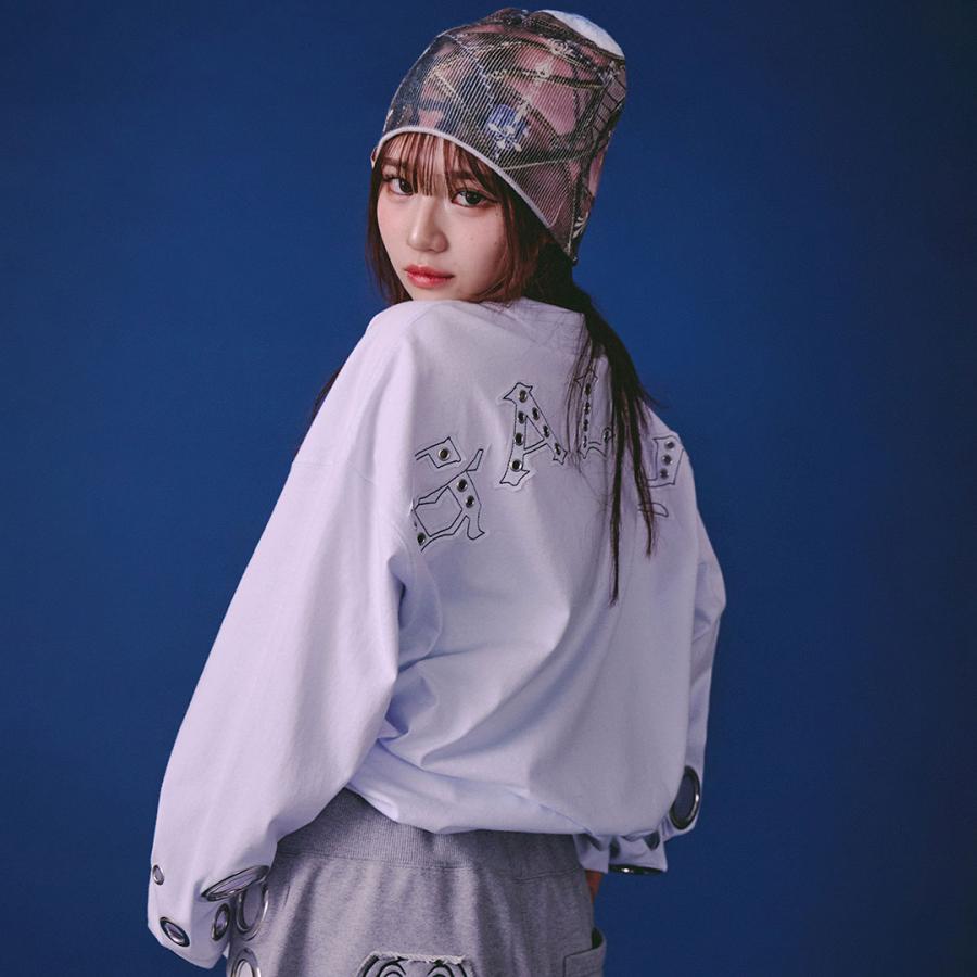 GALFY（ガルフィー） 穴あきPUNCHロンTee 161025 #10 WHITE #20 BLACK