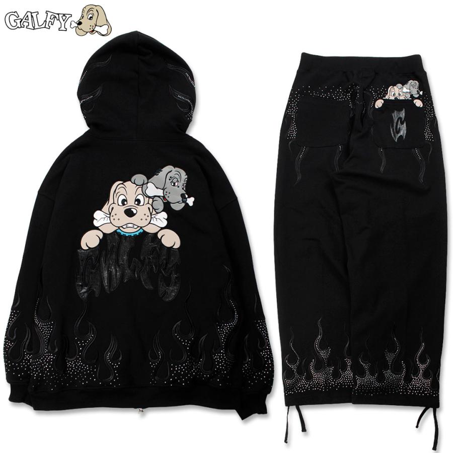 GALFY（ガルフィー） ファイヤーピカピカZIPパーカー ファイヤー