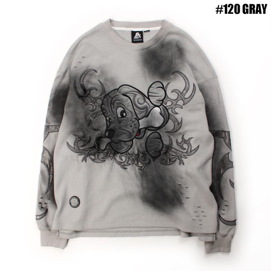 GALFY（ガルフィー） 汚れ部族ワッフルロンTee 長袖 Tシャツ 161045