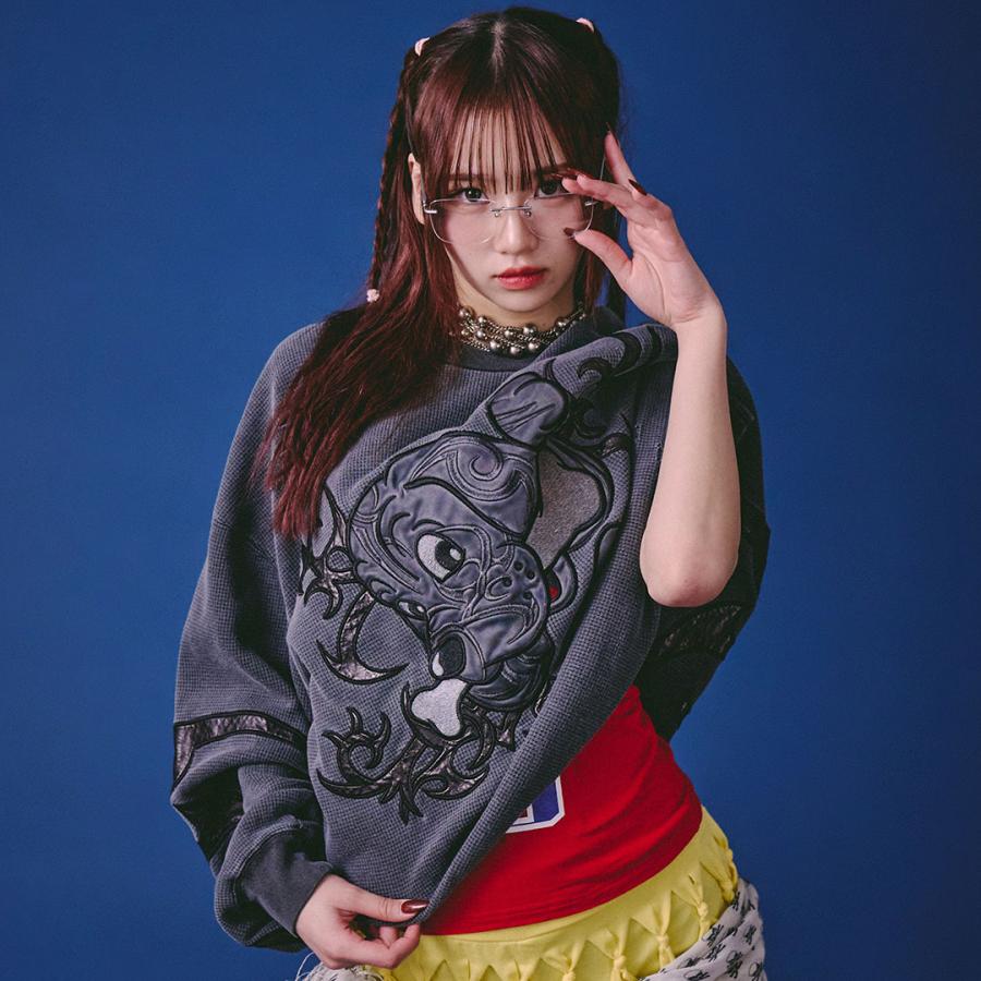 GALFY（ガルフィー） 汚れ部族ワッフルロンTee 長袖 Tシャツ 161045