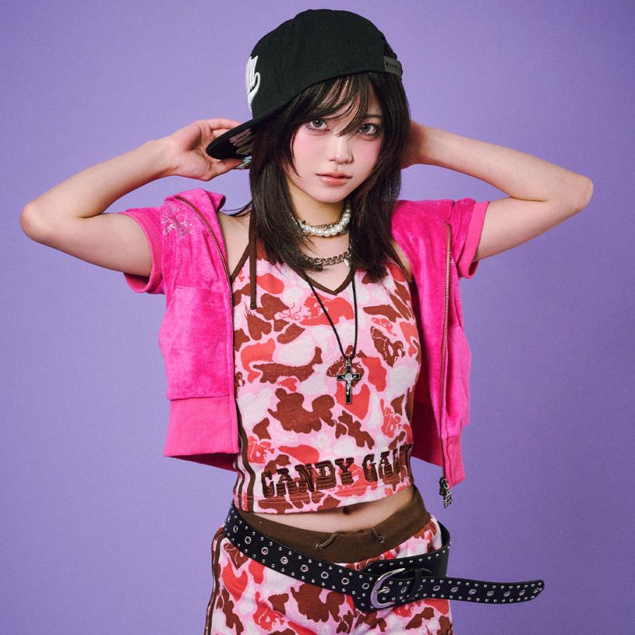 キャンディー ガルフィー CANDY GALFY VIVI★GAL パーカー 162012 パイル パーカー レディース ギャル 26SS | GALFY | 02