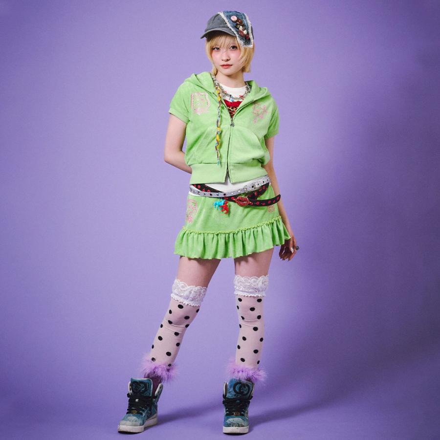 キャンディー ガルフィー CANDY GALFY VIVI★GAL パーカー & GAL スカート SETUP 162012 162013 パイル 上下セット レディース ギャル 26SS | GALFY | 03