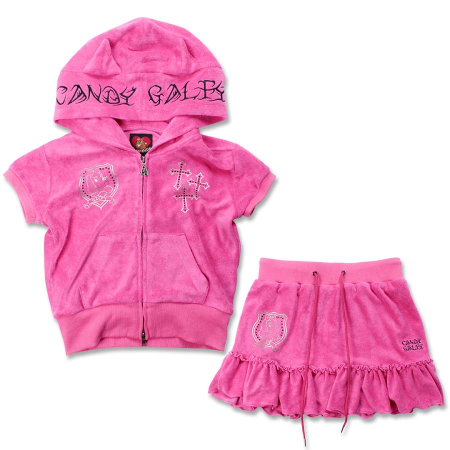 キャンディー ガルフィー CANDY GALFY VIVI★GAL パーカー & GAL スカート SETUP 162012 162013 パイル 上下セット レディース ギャル 26SS | GALFY | 06