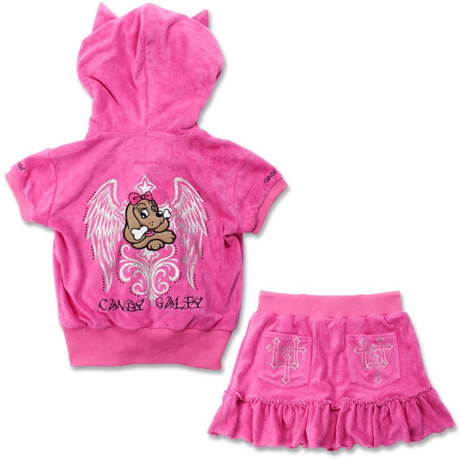 キャンディー ガルフィー CANDY GALFY VIVI★GAL パーカー & GAL スカート SETUP 162012 162013 パイル 上下セット レディース ギャル 26SS | GALFY | 07