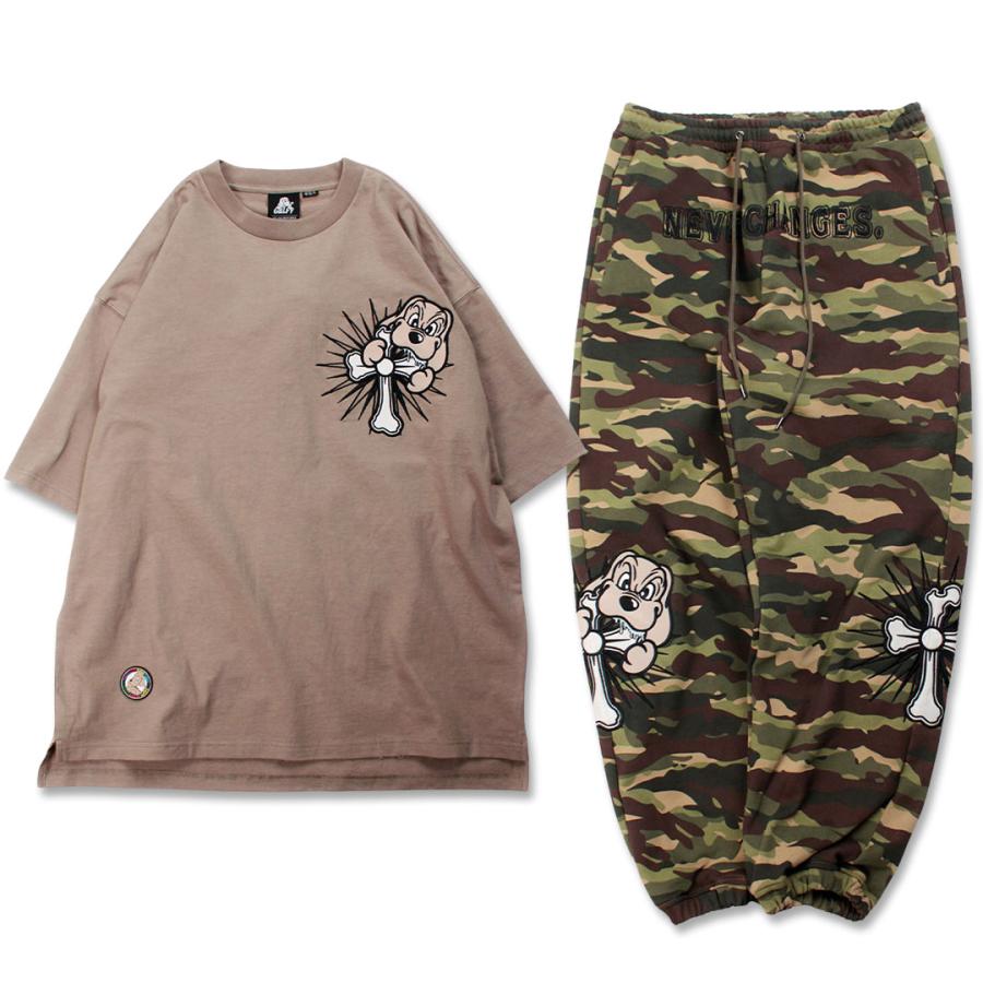 tuki. 承認欲求爆発 Tシャツ&スウェットパンツセット L GALFY（ガルフィー） おしゃぶりワンワンTee スウェットパンツ