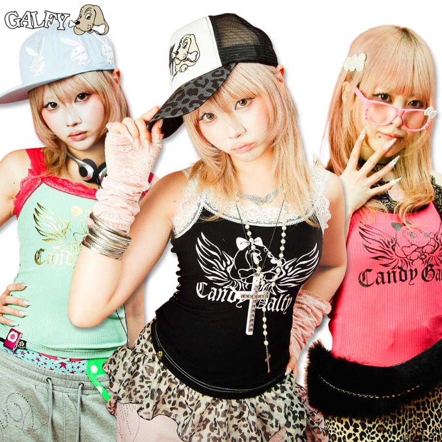 GALFY（ガルフィー） CANDY GALFY キャンディー 小悪魔 レース タンク 