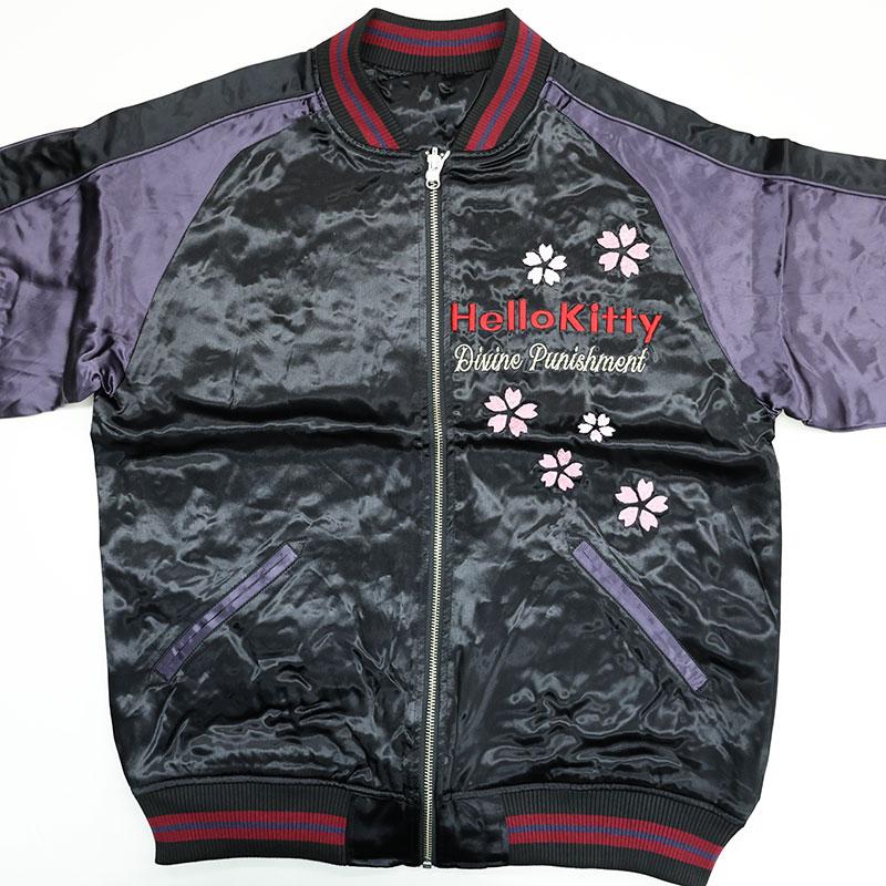 抜刀娘 絡繰魂 キティちゃんコラボ リバーシブルスカジャン M L 221084