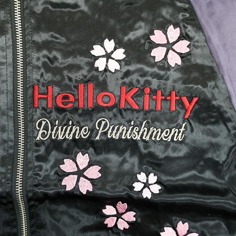 抜刀娘 絡繰魂 キティちゃんコラボ リバーシブルスカジャン M L 221084