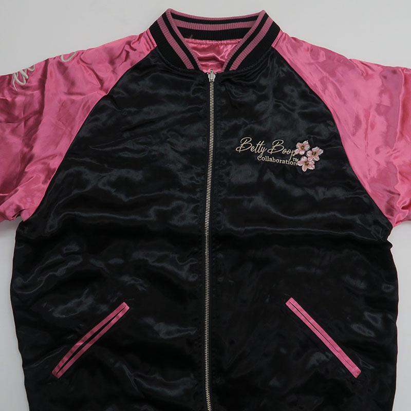 絡繰魂 粋 桜月夜 Betty Boop スカジャン ベティ・ブープ 総刺繍