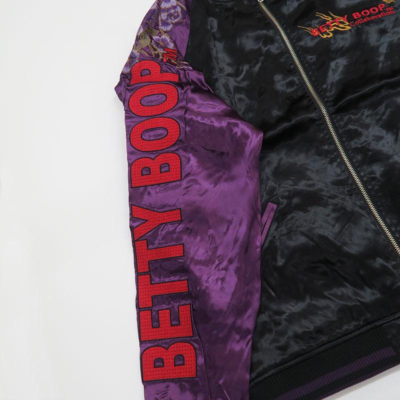 絡繰魂 粋 蝶乱舞 Betty Boop スカジャン ベティ・ブープ 総刺繍