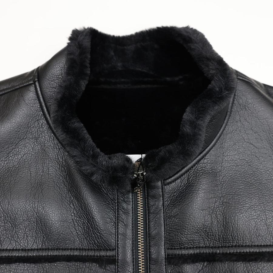 サンタフェ SANTAFE フェイク レザー ジップ ブルゾン 52 3Lサイズ 225