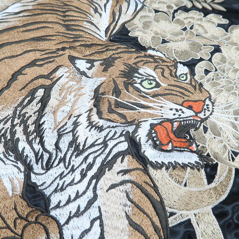 絡繰魂 頂 スカジャン 虎 龍 総刺繍 ジャケット 231016 カラクリ 絡繰魂 頂 スカジャン 虎 龍 総刺繍 ジャケット 231016 カラクリ