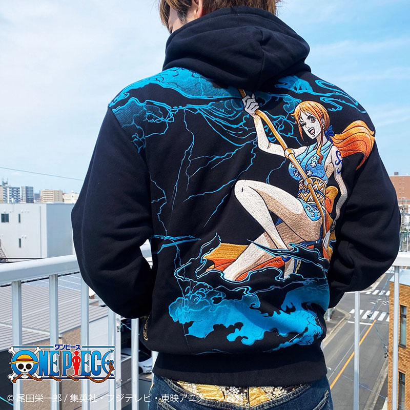 絡繰魂 粋 ワンピース コラボ おナミ ZIP UP パーカー カラクリ 絡繰魂 粋 ワンピース コラボ おナミ ZIP UP パーカー カラクリ