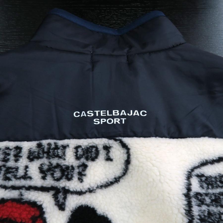 カステルバジャック スヌーピーフリースブルゾン 白 46/48/50サイズ 23471-102-01 castelbajac Snoopy castelbajac Snoopy