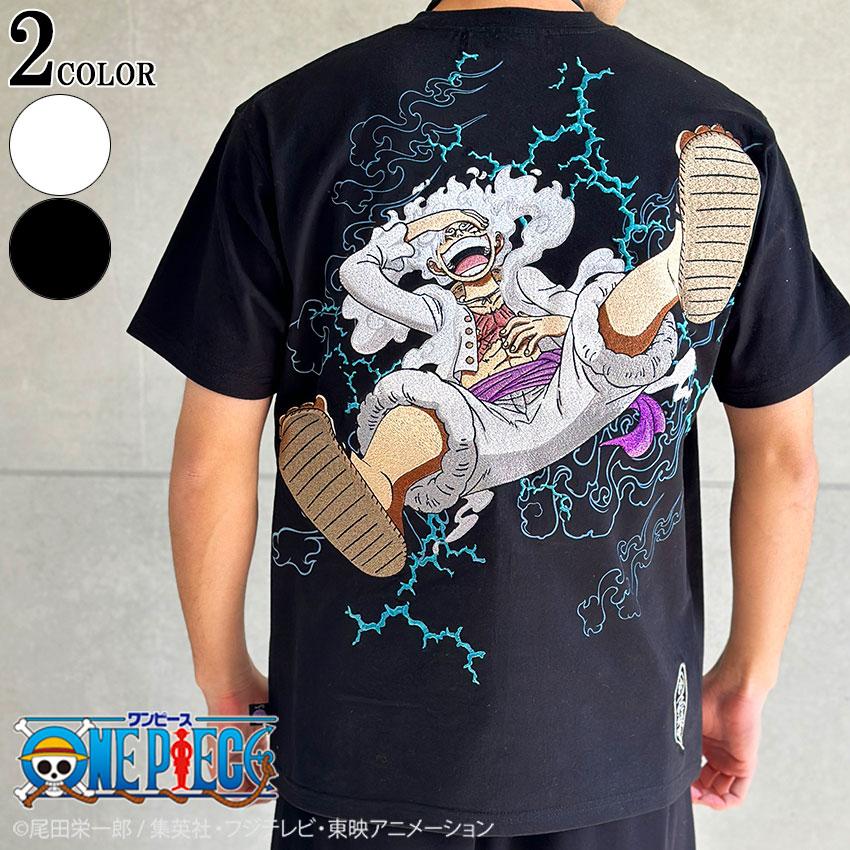 絡繰魂 粋 ワンピース コラボ ギア 5 半袖Tシャツ ルフィ カラクリ